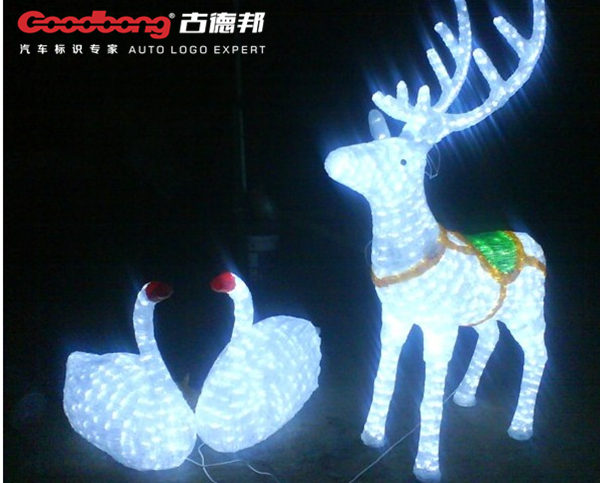3D亚克力发光圣诞鹿
